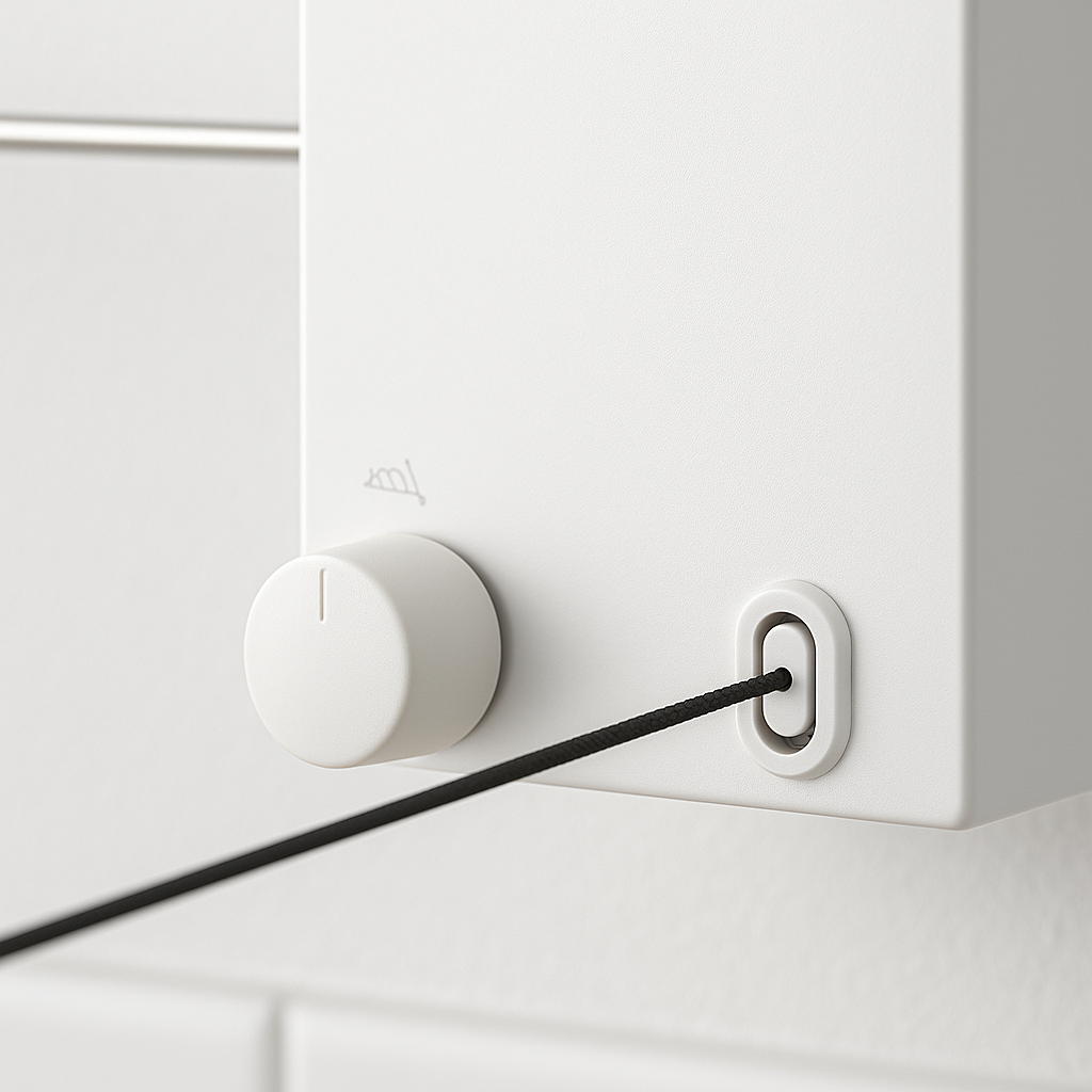FlexLine™ – Tendedero Retráctil de Pared para Interior/Exterior