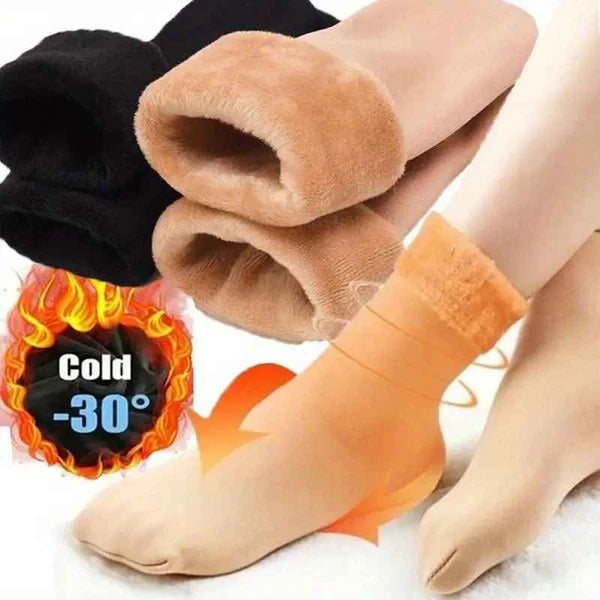 Pack 12 Calcetines Térmico Suaves Mujer